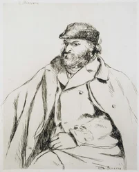 Portrait of Cézanne (State I)